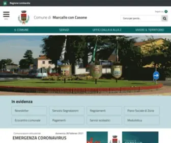 Marcallo.it(Comune di marcallo con casone) Screenshot