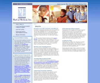 Marcalmedical.com(MarCal Medical) Screenshot