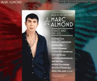 Marcalmond.co.uk(Marc Almond Live) Screenshot