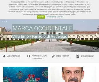 Marcaoccidentale.it(Sito web istituzionale dell'Unione di Comuni "Marca Occidentale") Screenshot