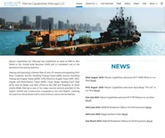 Marcap.ae(Marine Capabilities (Marcap) LLC) Screenshot