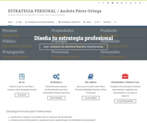 Marcapersona.com(Estrategia Personal para Profesionales) Screenshot