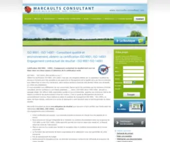 Marcaults-Consultant.com(Certification ISO) Screenshot