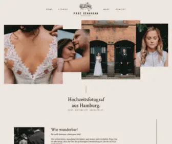 Marcbenkmann.de(Hochzeitsfotograf Hamburg) Screenshot