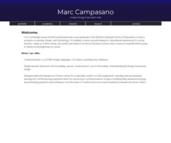 Marccampasano.com(Marc Campasano) Screenshot