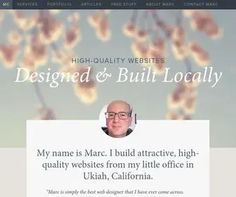 Marccarson.com(Marc Carson Web Design) Screenshot