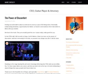 Marcchesley.com(CEO, Guitar Player & Attorney) Screenshot