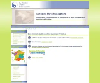 Marce-Francophone.fr(Société Marcé Francophone) Screenshot