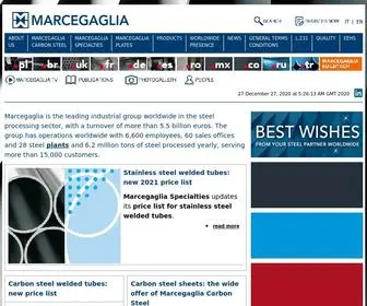 Marcegaglia.com(Steel) Screenshot