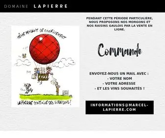 Marcel-Lapierre.com(Domaine Lapierre) Screenshot