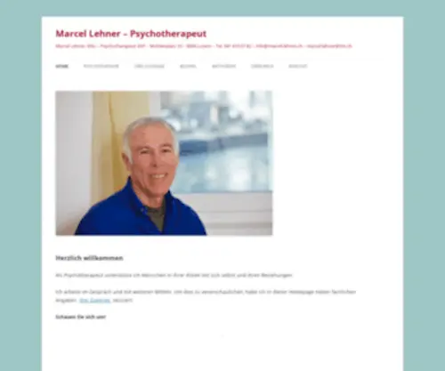 Marcel-Lehner.ch(Marcel Lehner) Screenshot