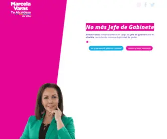 Marcelavaras.cl(Marcela Varas · Tu Alcaldesa de Viña del Mar) Screenshot