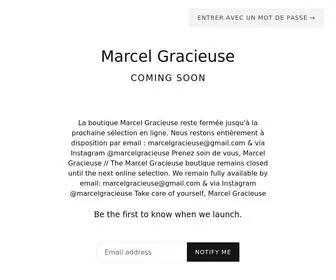 Marcelgracieuse.com(Marcel Gracieuse) Screenshot