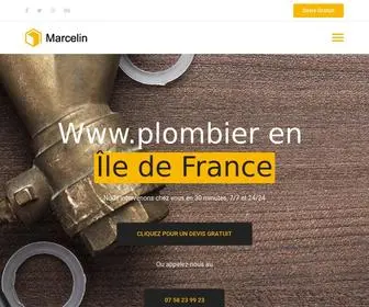 Marcelin-Plombier.fr(Marcelin Plombier) Screenshot