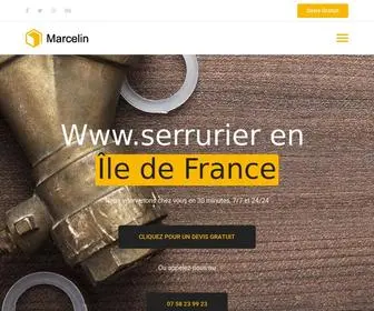 Marcelin-Serrurier.fr(Marcelin Serrurier) Screenshot