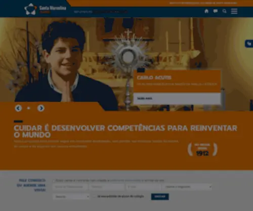 Marcelinas.com.br(Rede Santa Marcelina) Screenshot