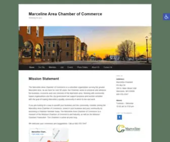 Marceline.com(Marceline Area Chamber of Commerce) Screenshot