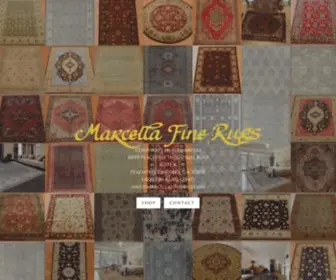 Marcella.com(Marcella Fine Rugs) Screenshot