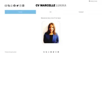 Marcellelukika.ch(CV Marcelle Lukika) Screenshot