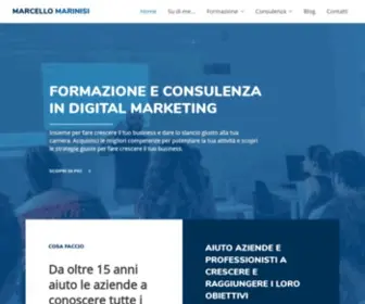 Marcellomarinisi.it(Web Marketing) Screenshot