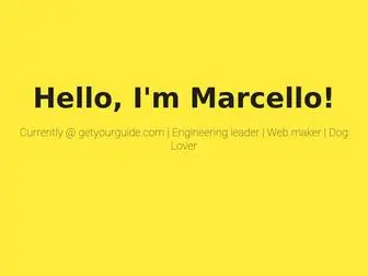 Marcelloromanelli.com(Marcello Romanelli) Screenshot