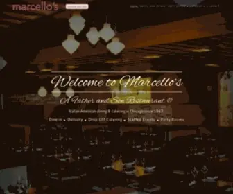 Marcellos.com(Marcello's) Screenshot