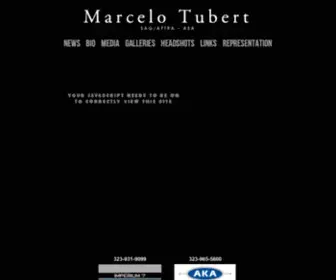 Marcelotubert.com(The Official Marcelo Tubert) Screenshot