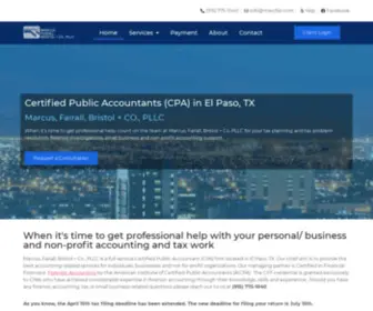 MarcFair.com(CPA El Paso) Screenshot