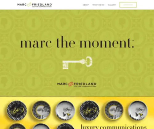 MarcFriedland.com(Marc Friedland Couture Communications) Screenshot