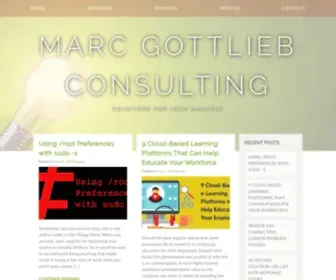 MarcGottlieb.com(Marc Gottlieb Creative Solutions Web Development Internet Marketing and Graphic Design) Screenshot