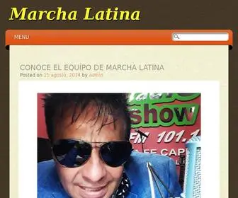 Marchalatina.com.ar(Marcha Latina) Screenshot