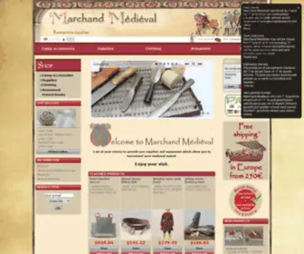 Marchand-Medieval.com(Marchand Medieval) Screenshot