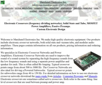 Marchandelec.com(Electronic crossover) Screenshot