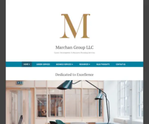 Marchangroup.com(Career Development & Business Branding Services) Screenshot