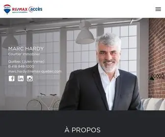 Marchardy.ca(RE/MAX Accès) Screenshot