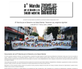 Marchasaludmental.com.ar(Marcha por la Salud Mental) Screenshot