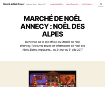 Marche-DE-Noel-Annecy.com(Marché de Noël Annecy) Screenshot