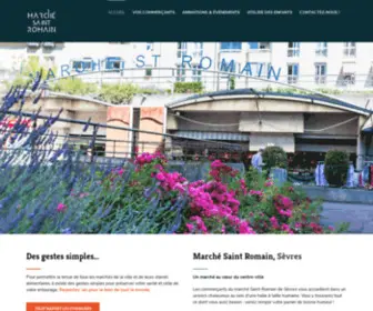 Marche-Saint-Romain.fr(Marché Saint Romain) Screenshot