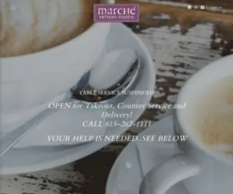 Marcheartisanfoods.com(Marche Artisan Foods) Screenshot