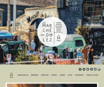 Marchedulez.com(Brocante Restaurants Montpellier) Screenshot