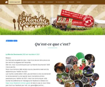 Marchegourmande.be(La Marche Gourmande) Screenshot