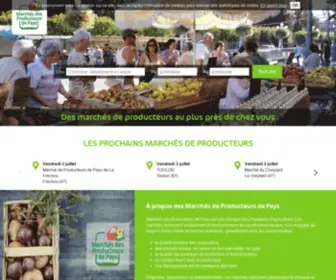 Marches-Producteurs.com(Accueil) Screenshot