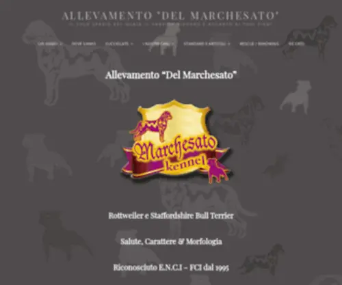 Marchesato.it(Allevamento del Marchesato) Screenshot