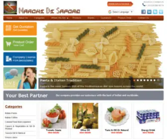 Marchidisapore.it(Web designing and development company) Screenshot