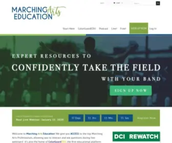 Marchingartseducation.com(Marching Arts Education) Screenshot