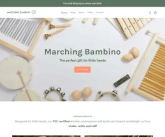 Marchingbambino.com(Marching Bambino) Screenshot