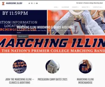 Marchingillini.com(Marching Illini) Screenshot