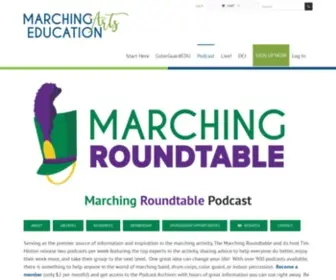 Marchingroundtable.com(Marching Roundtable Podcast by Tim Hinton) Screenshot