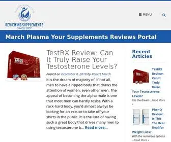 Marchplasma.com(March Plasma Your Supplements Reviews Portal) Screenshot