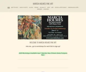 Marciaholmes.com(Marcia Holmes Fine Art) Screenshot